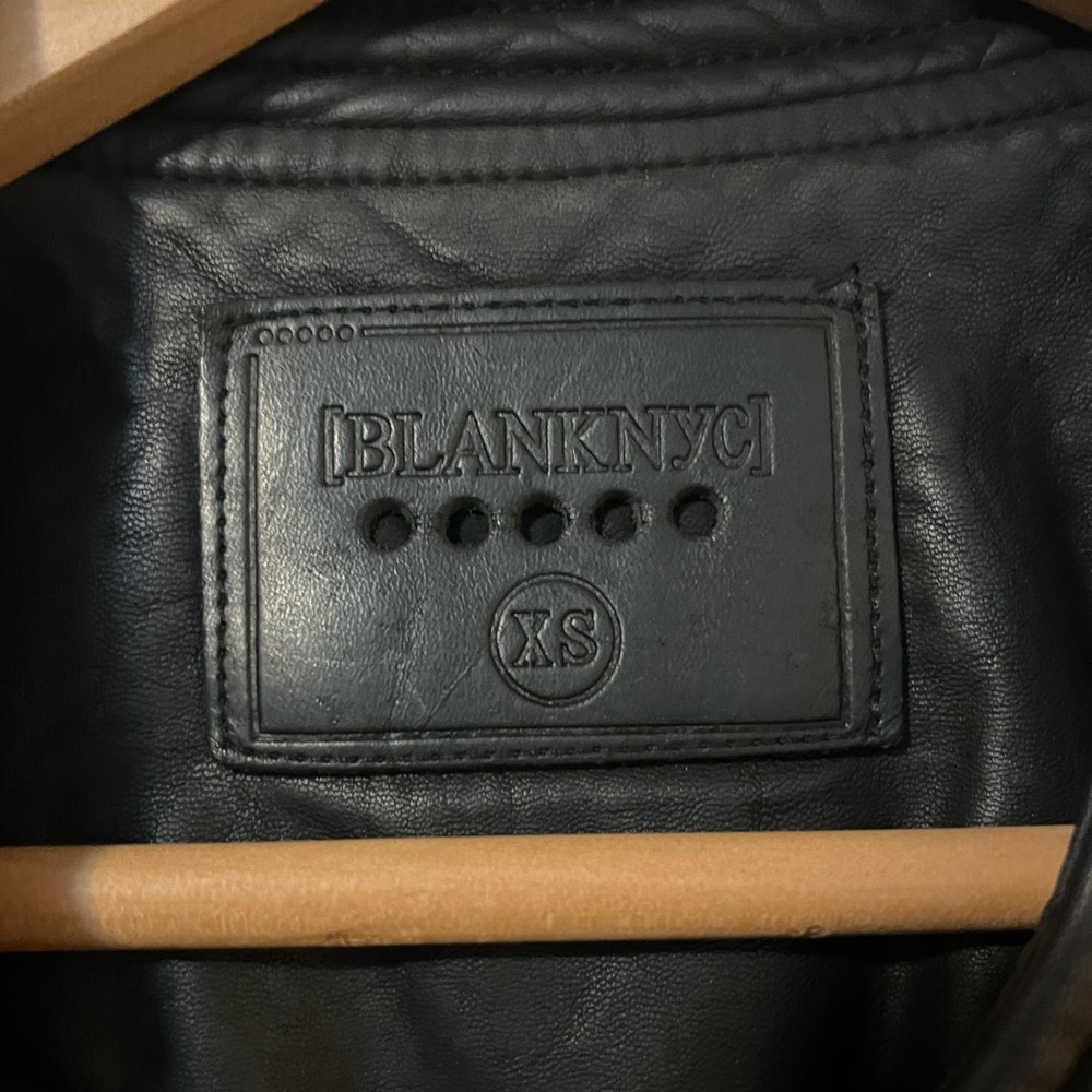 Blank NYC Black Leather Jacket - Picture 4 of 4
